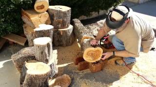 31 - Preparing Olivewood Logs for Bowl Blanks