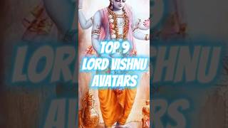 Top 9 Lord Vishnu Avatars #hindugod #hindugodsandgoddesses #vishnu #hindu #top10