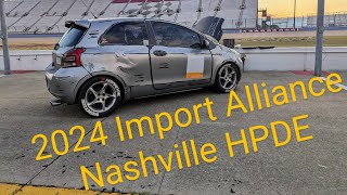 2024 Import Alliance Nashville Summer Meet HPDE Sessions Toyota Yaris 1NZ-FE #projectslowkart art