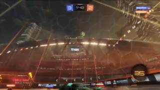 Rocket League online match - Batmobile Hat Trick