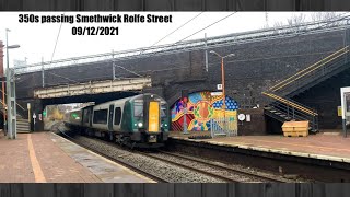 350s passing Smethwick Rolfe Street 09/12/2021