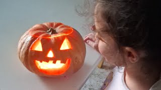 🥰È NATO! intagliamo la zucca 🎃