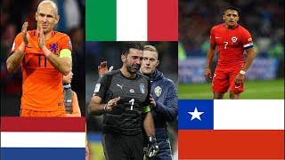 Le 11 MIGLIORI Squadre Nazionali che NON vanno ai Mondiali Calcio Russia 2018 Ripescaggio Italia?