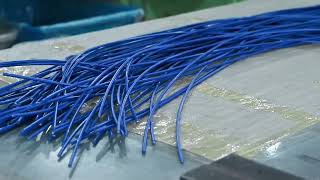 PVC PU PE Coated Steel Wire rope assembly production site