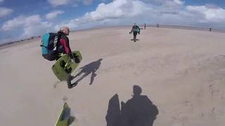 Kiteboarding in Petit-fort-Philippe, France