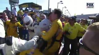 KYLE BUSCH JOEY LOGANO HUGE FIGHT LAS VEGAS 2017