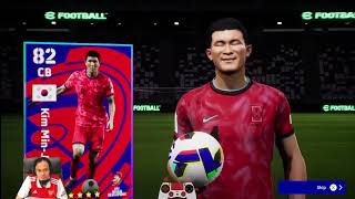 eFOOTBALL 2025 PS5 Korea Republic Squad October 2024 Kim Min Jae CB The Destroyer