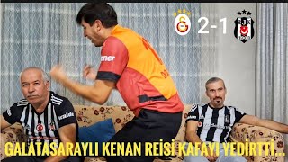 GALATASARAYLI KENAN REİSE KAFAYI YEDİRTTİ Galatasaray 2-1 Beşiktaş