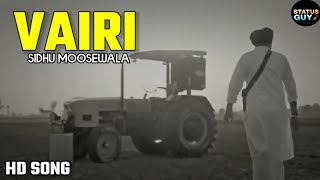 Vairi Sidhu Moosewala (HD STATUS)| Latest Punjabi Song 2020 | Status Guy