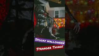 Spooky Halloween House Stranger Things Scary Eleven Scary Monsters #candy  #shorts #halloween