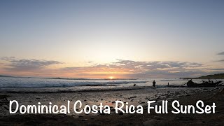 Costa Rican One Hour Full Sunset - Playa Dominical 🌴