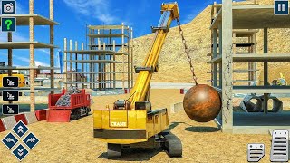 Building Demolition Excavator - City Construction Game - Building Demolition Game - Android Gameplay