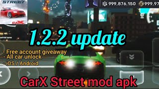 CarX Street 1.2.2 update mod apk // CarX Street mod apk // CarX Street // carx street 1.2.2 update