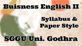 Business English II Paper Style