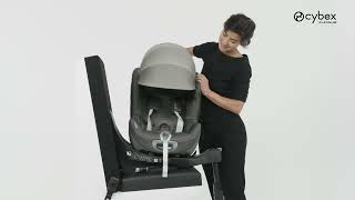 How to Adjust the Headrest I Sirona T i-Size Car Seat I CYBEX