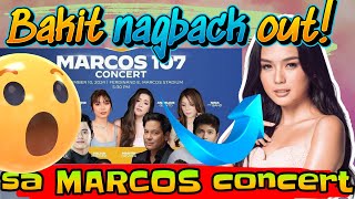 Francine Diaz NAGBACKOUT o NALIGWAK sa MARCOS CONCERT?