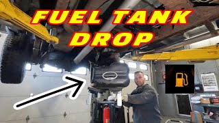 CUSTOMER STATES TRUCK WON'T START AFTER IT'S HOT! HOW TO REPLACE A FUEL PUMP ON A CHEVY SILVERADO