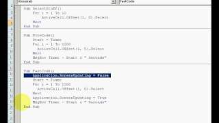 ExcelExperts.com -VBA Tips - ScreenUpdating - Make your code run faster