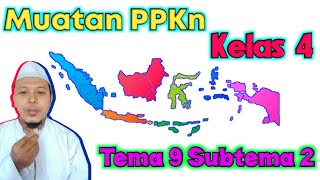 Muatan PPKn, Tema 9 Subtema 2, Kelas 4 MI Miftahul Akhlaqiyah