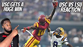 Reaction To #23 USC vs #13 LSU | Full Game Highlights | 2024 College Football Highlights