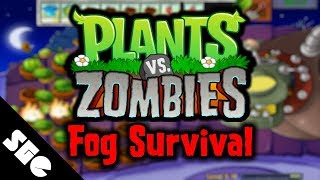 Plants vs. Zombies - Fog Survival HARD