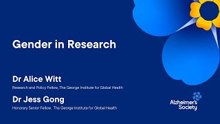 Exploring Gender in Research with Dr Alice Witt and Dr Jess Gong