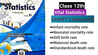 Types of Mortality |types of mortality rate|statistics lectures| Class 11th Unit#7 Lec#4| Urdu/Hindi