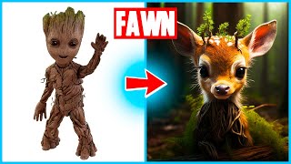 AVENGERS but FAWN-VENGERS | BAMBI | BABY DEER 💥 All Characters | Marvel & DC | SUPERHEROES