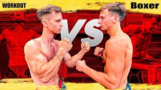 Workout athlete VS Hardcore Fighter! Workout Battle