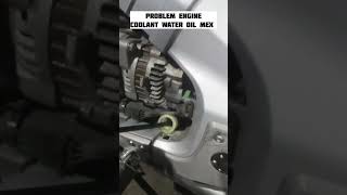 Honda goldwing #1800 #cc #bike #problem #oil #water #mix #engine #viralvideo #shorts #real