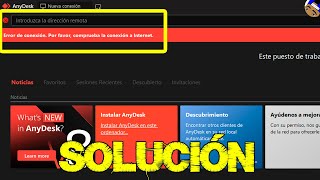 Solución: Error de Conexión AnyDesk