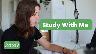 Study with me | Studeer met mij !! | (50m study + 10m pauze)