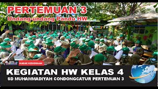 PEMBELAJARAN KEPANDUAN HW KELAS 4 MATERI UNDANG-UNDAN PANDU HW PERTEMUAN 3