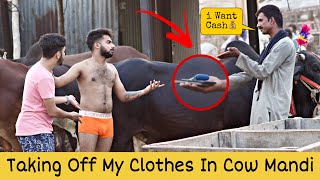 Offering My Clothes to Sellers in Animal Market (Mandi) | Prank in Pakistan