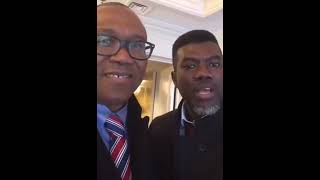 Reno Omokri and Peter Obi throwback