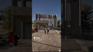 Twinmotion 2024 Architecture Video Rendering #shorts