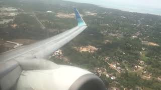 Garuda Indonesia Boeing 737-800 GA137 Take-off from Pangkalpinang