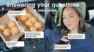 bake w me and Q&A🤍🍪