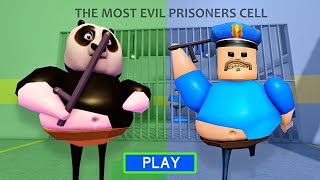 KUNG FU PANDA PRISON RUN! (SCARY OBBY) - Full Gameplay - No Commentary #roblox