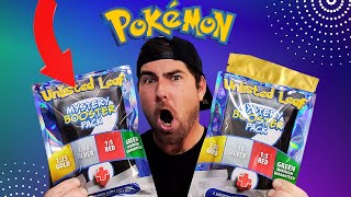 Unboxing the Worlds Biggest Poke Tuber Unisted Leaf Mystery Packs, Can we Pull Gold ? #pokémon