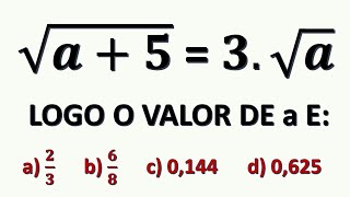 EQUAÇÃO IRRACIONAL. MATEMÁTICA QUESTÕES DE PROVAS. Ivs Matemática Exatas.