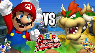 Mario Super Sluggers: Mario Fireballs vs. Bowser Monsters