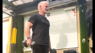 One leg dumbbell deadlifts