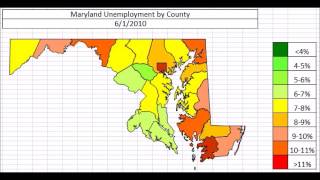 Maryland Unemployment By County October 2013