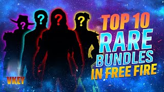 Top 10 rare bundles in Garena Free fire | @itswolftime