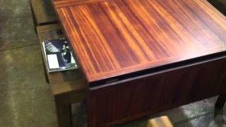 Handsome Rosewood Coffee Table With Extensions by Vejile Stole Mobelfabrik