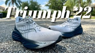 SAUCONY TRIUMPH 22: a triumph in name only?