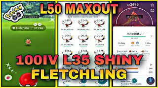 🔥✨CATCHING 💯IV SHINY FLETCHLING IN POKÉMON GO