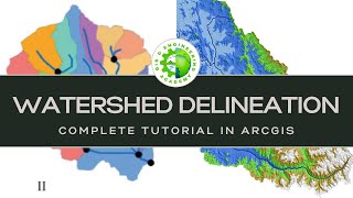 Watershed delineation in ArcGIS | watershed delineation complete tutorial