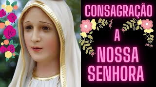 🙏[CONSAGRAÇÃO A NOSSA SENHORA] Consagração da Família a Nossa Senhora,oração poderosa  Nossa Senhora